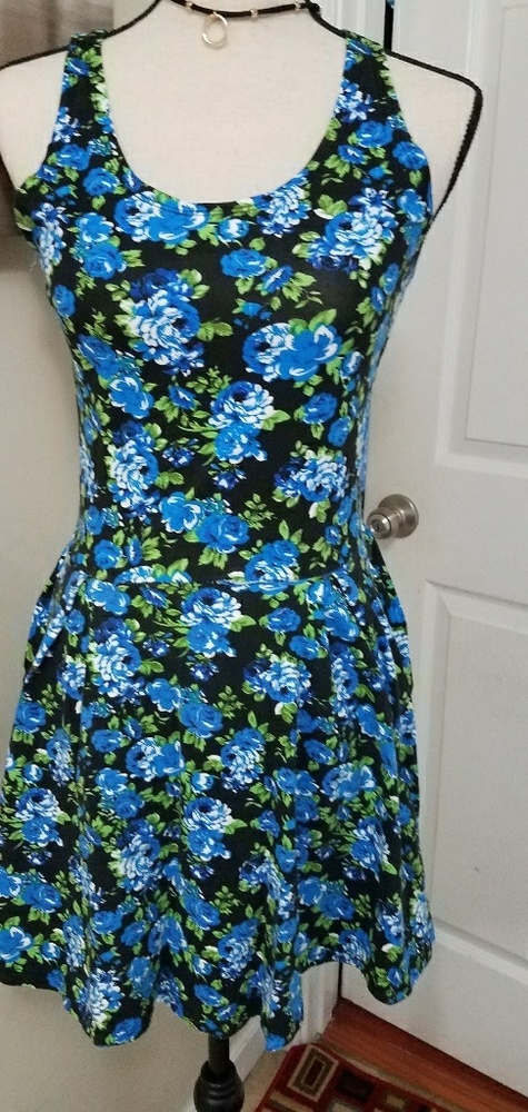 Floral Blue MiniDress